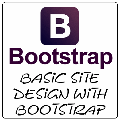 Basic site design with Bootstrap
