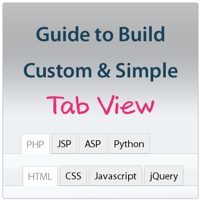 Build custom and simple Tab View