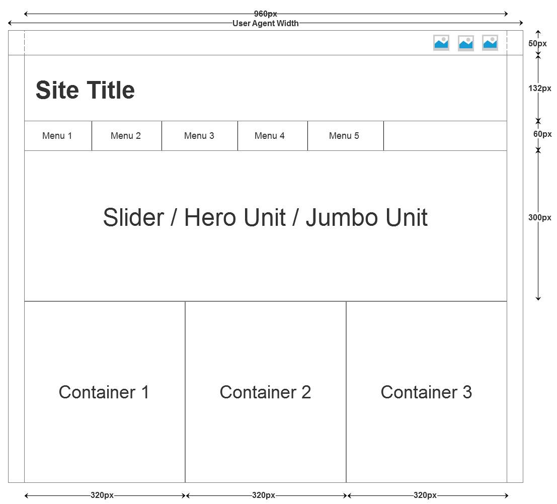 Site Layout for Bootstrap