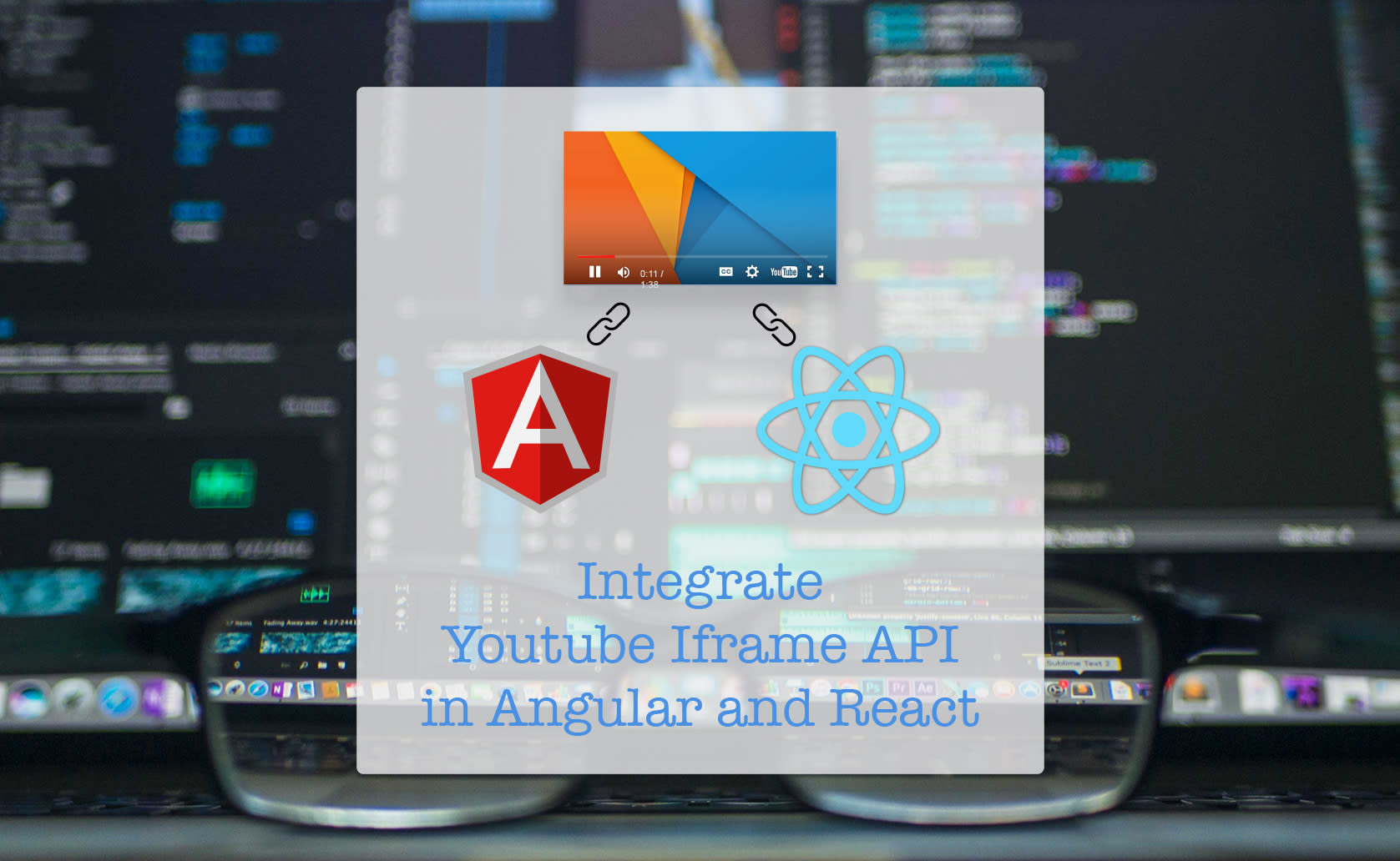 Easiest way to integrate Youtube Iframe API in Angular and React